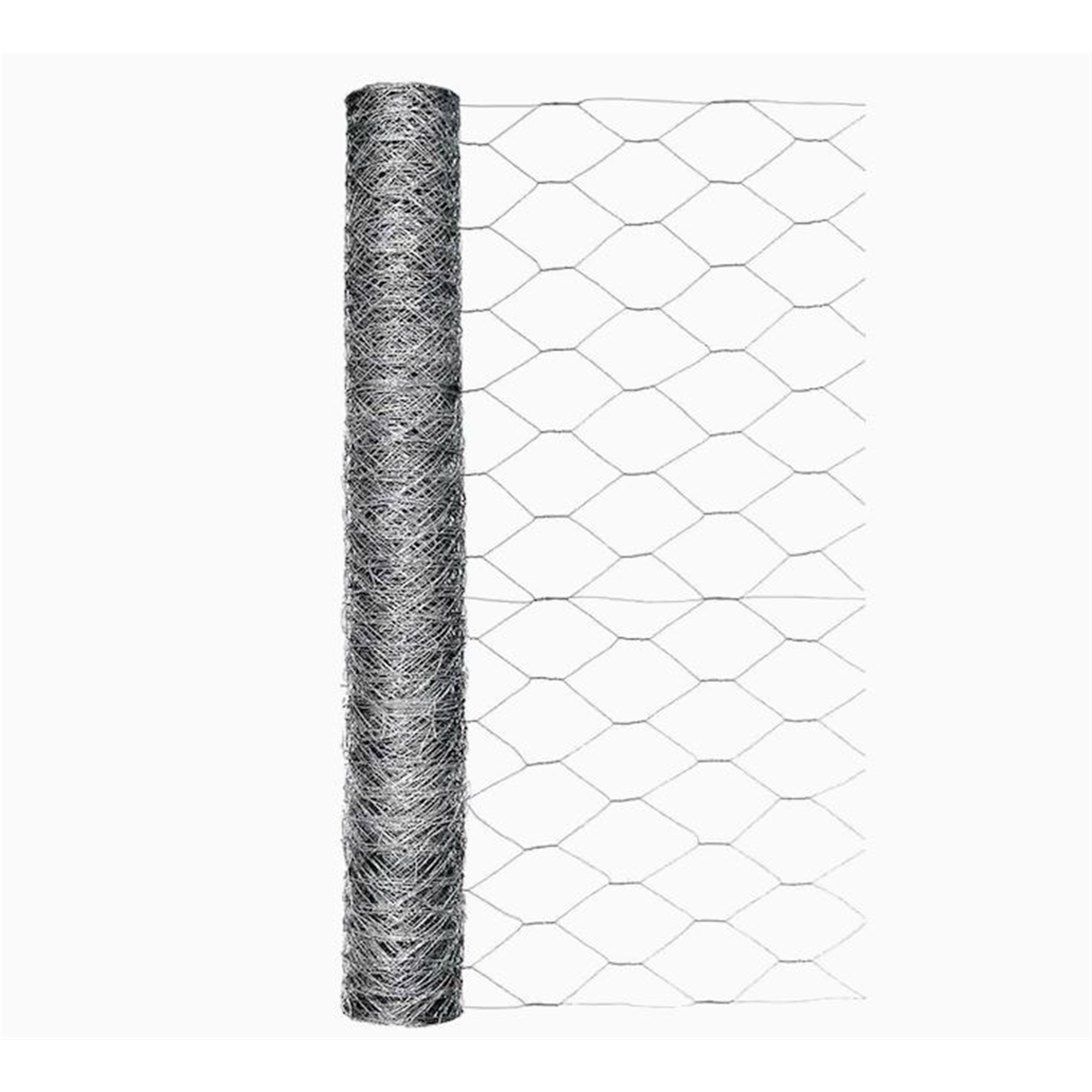 24''x50' Galvanised Chicken Wire Rabbit Mesh Fence Barrier Garden Netting Cage