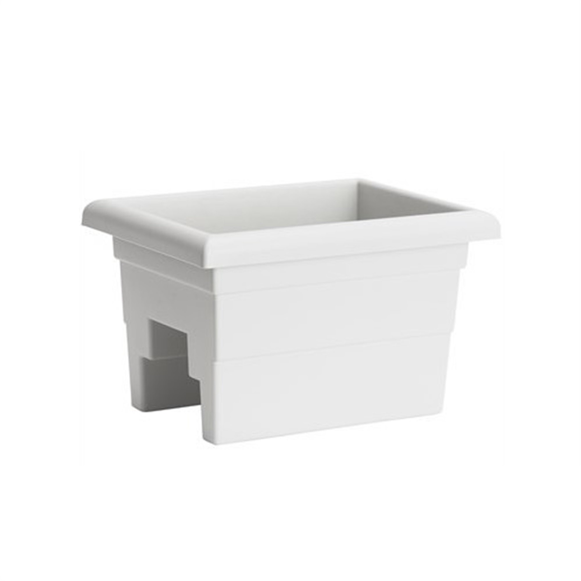 Countryside 16 in. Countryside Railing Planter White